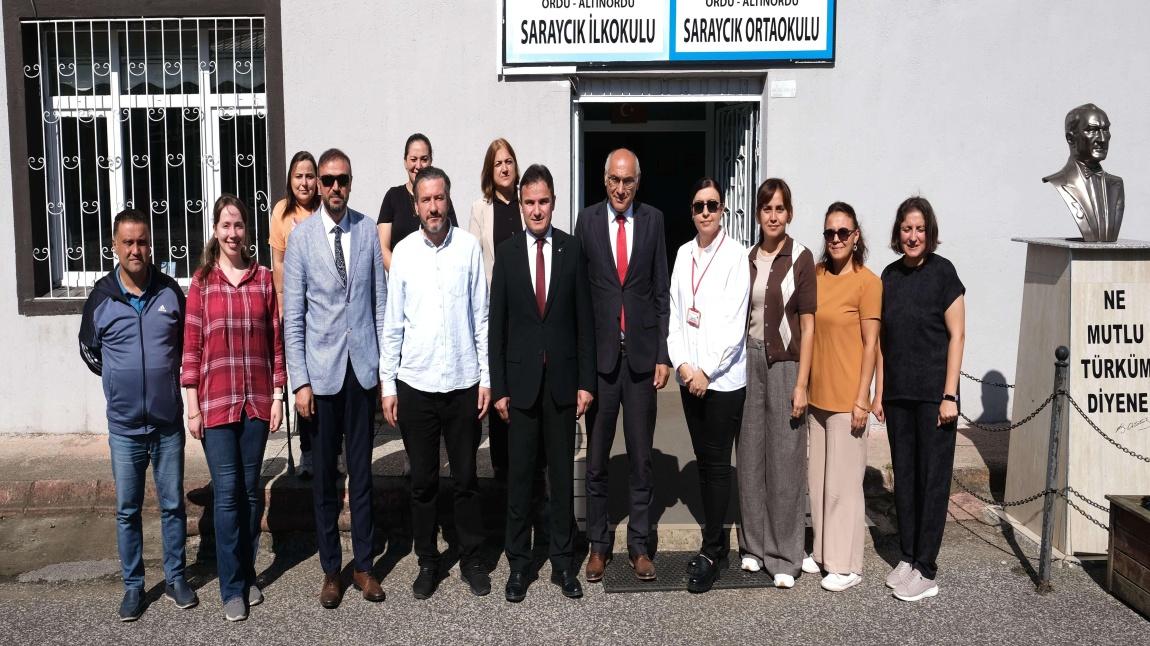  İLÇE MİLLİ EĞİTİM MÜDÜRÜMÜZ AHMET ERKUVUM OKULUMUZU ZİYARET ETTİ